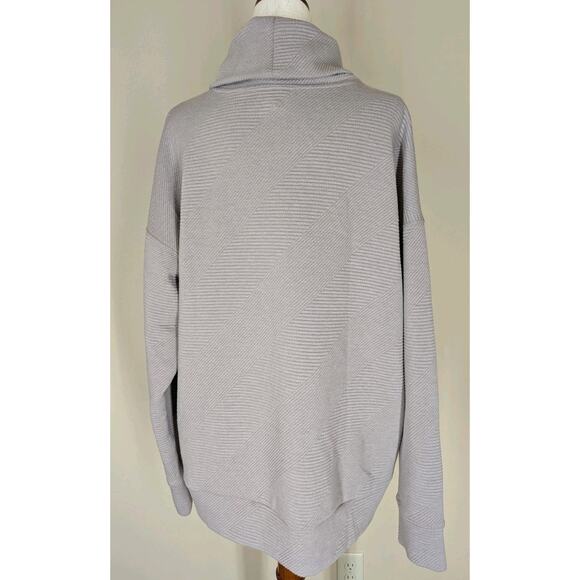 Balance Collection Women's Marci Pullover Sweatshirt Quilted Sz XL Purple Dove - Picture 3 of 11